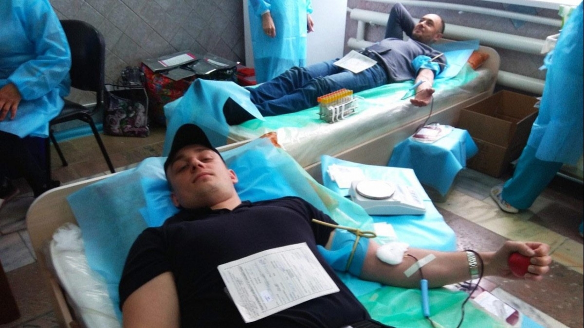 Полицейские Терновки стали донорами крови