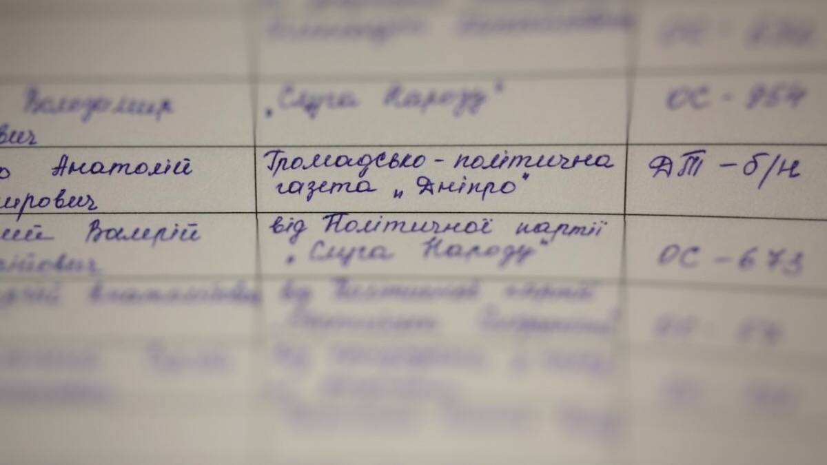 В Першотравенске замечены журналисты-титушки