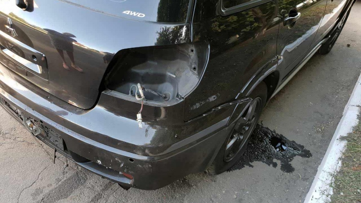 В Першотравенске взорвали авто начальника отделения полиции