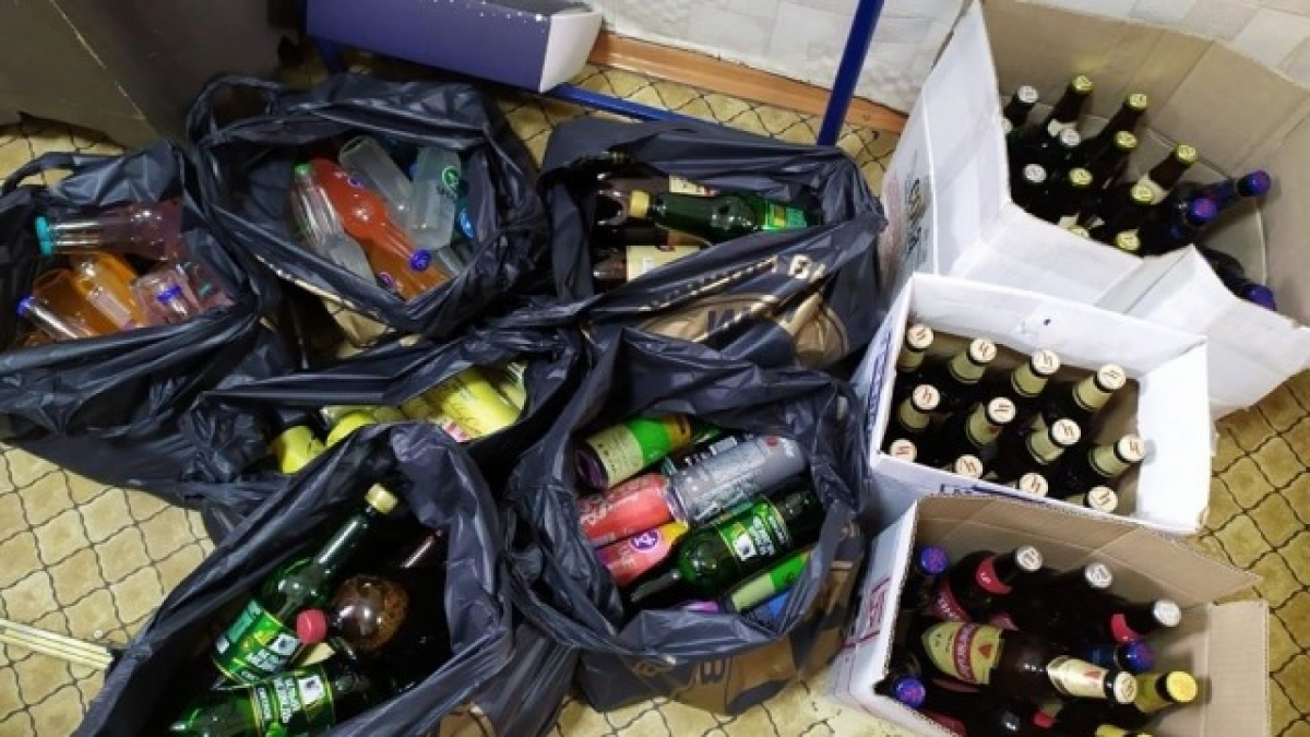 В Павлограде полицейские изъяли 156 бутылок алкоголя