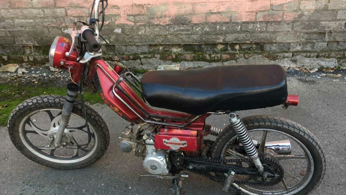 В Терновке задержали  парня который украл мотоцикл