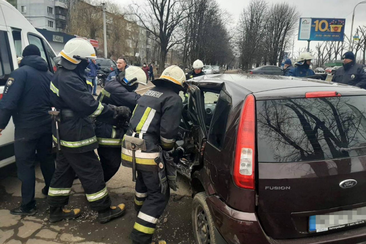 В Павлограде произошло очередное ДТП: Есть пострадавшие