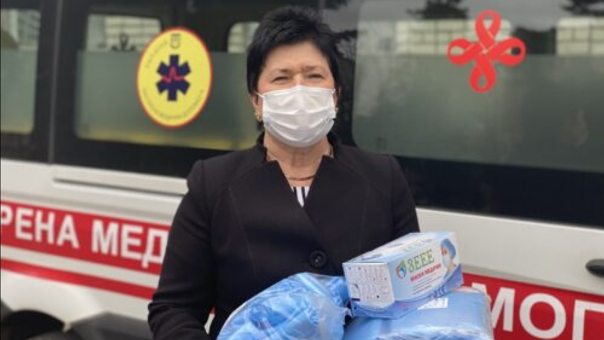 Медики Павлограда получили средства индивидуальной защиты