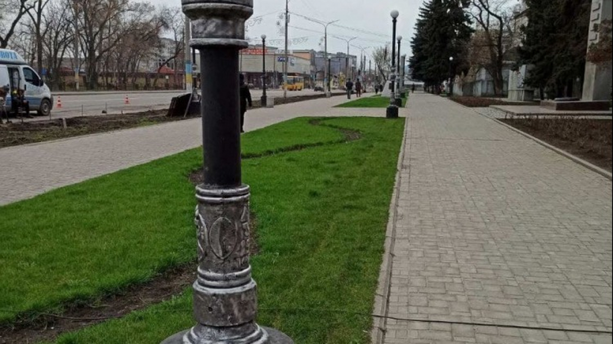 В центре Павлограда появится Аллея ретро-фонарей