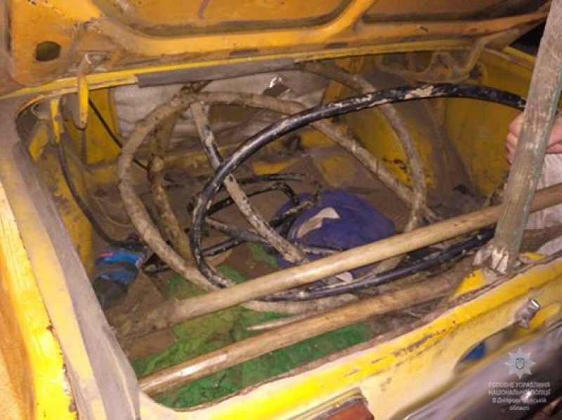 Полиция задержала воров телефонного кабеля 