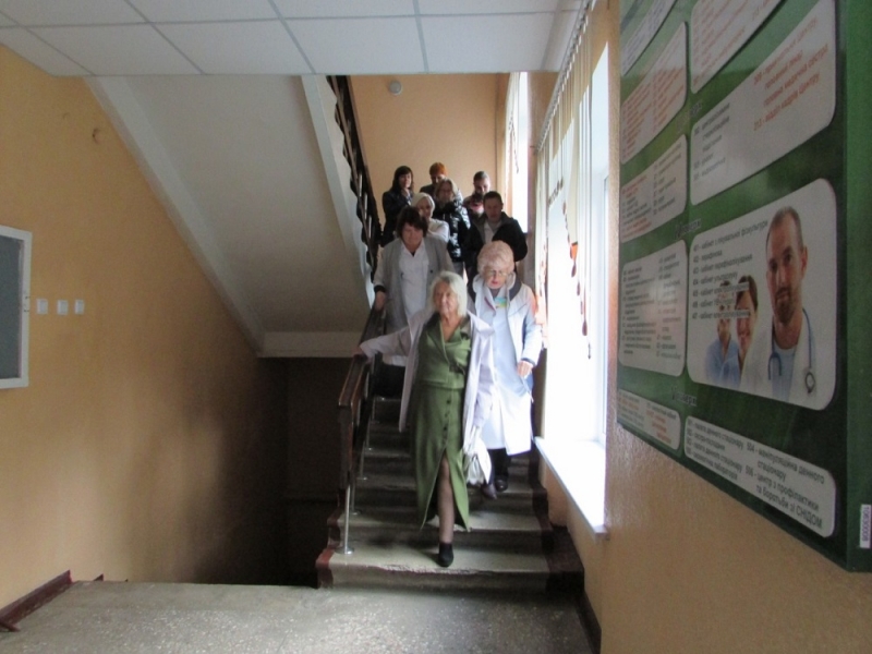 В Павлограде вспыхнуло помещение поликлиники (ФОТО) 