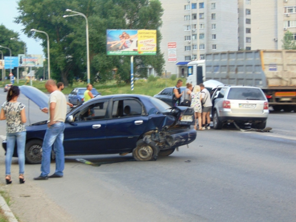 В Павлограде на Днепровской произошло ДТП