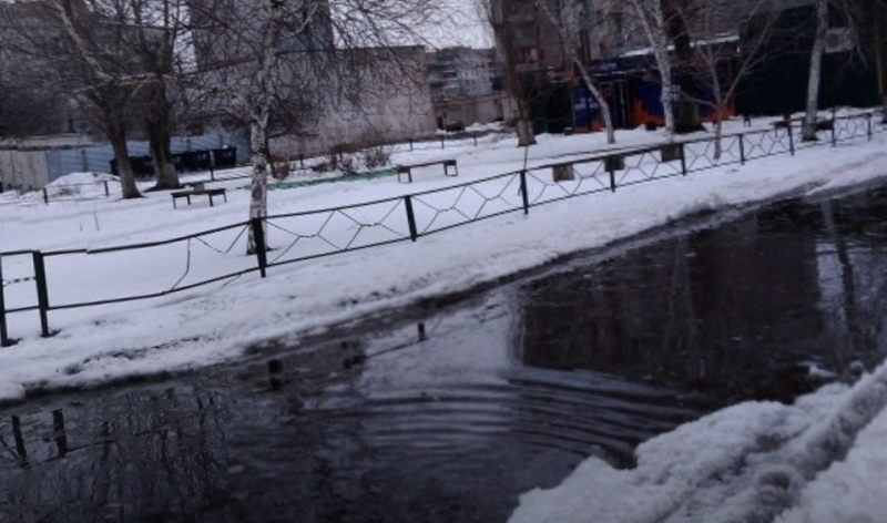 В Павлограде образовалась речка Балашовская