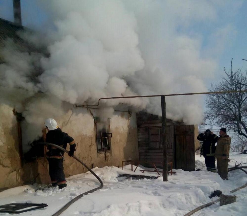 На Павлоградщине при тушении пожара обнаружили труп мужчины