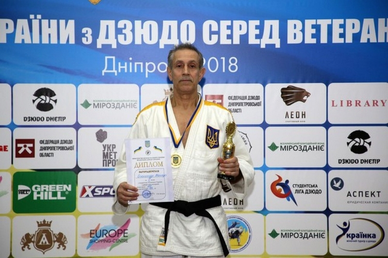 Дзюдоист из Павлограда привез «золото» с Чемпионата Украины среди ветеранов