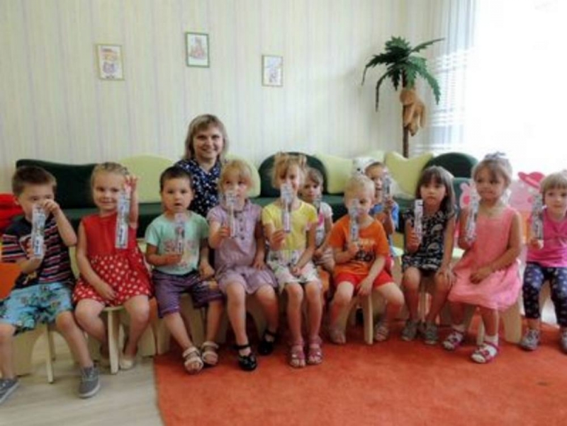 Для малышей детсада Павлограда организовали развлекательное «зубастое» мероприятие