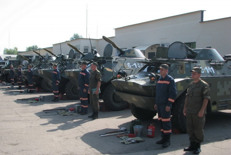 В воинской части Павлограда прошла масштабная проверка военной техники