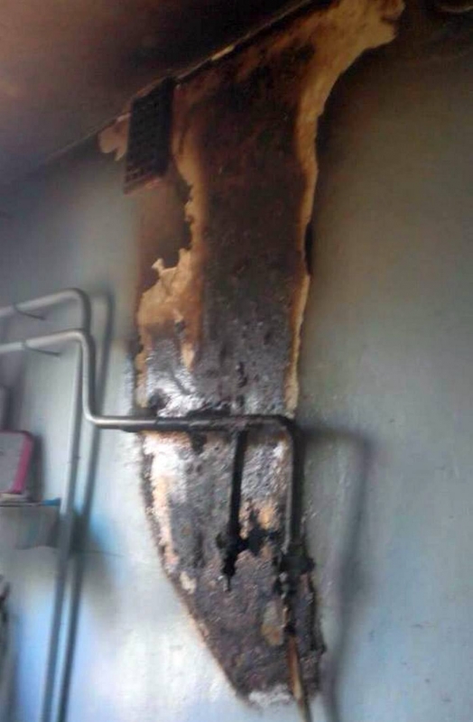 В одной из квартир Павлограда вспыхнула газовая плита: владелец едва не задохнулся (ФОТО)