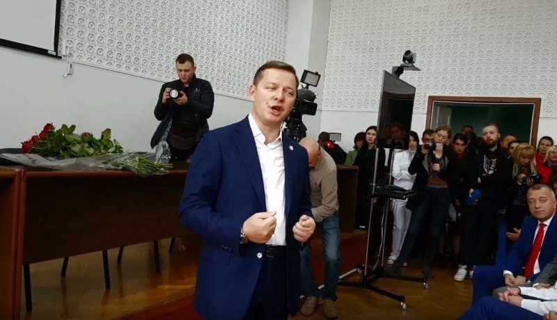 Павлоградские шахтеры обвинили Олега Ляшко в популизме