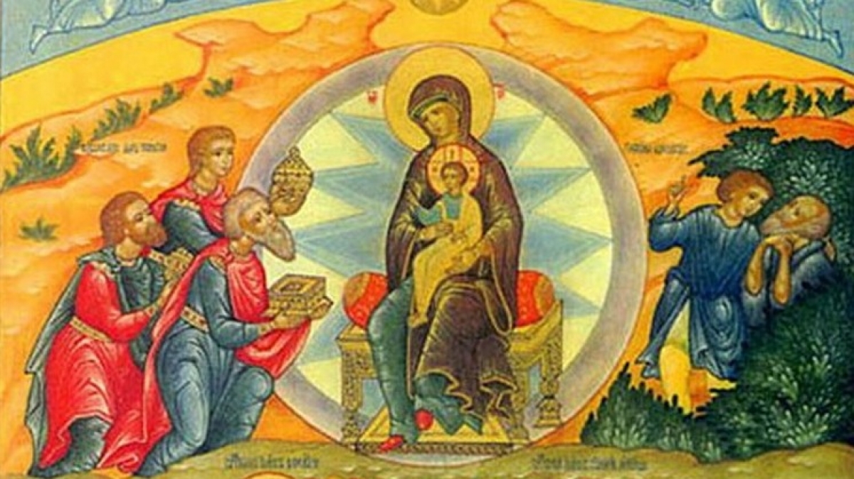 Святки. Собор Пресвятой Богородицы 8 января 2019 года. В народе с этого дня начинались девичьи гадания.